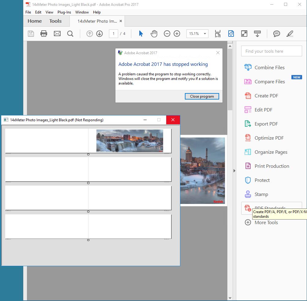 Acrobat DC SDK crash in PDPageDrawContentsToWindow Adobe Community