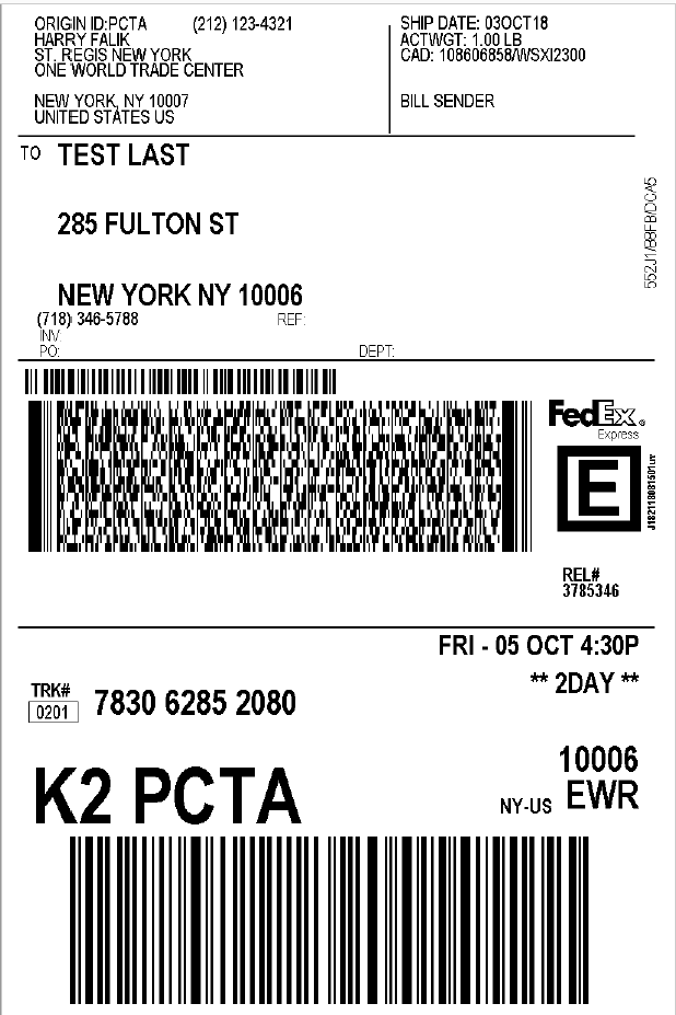 33 Fedex Label Bill Sender Labels Database 2020