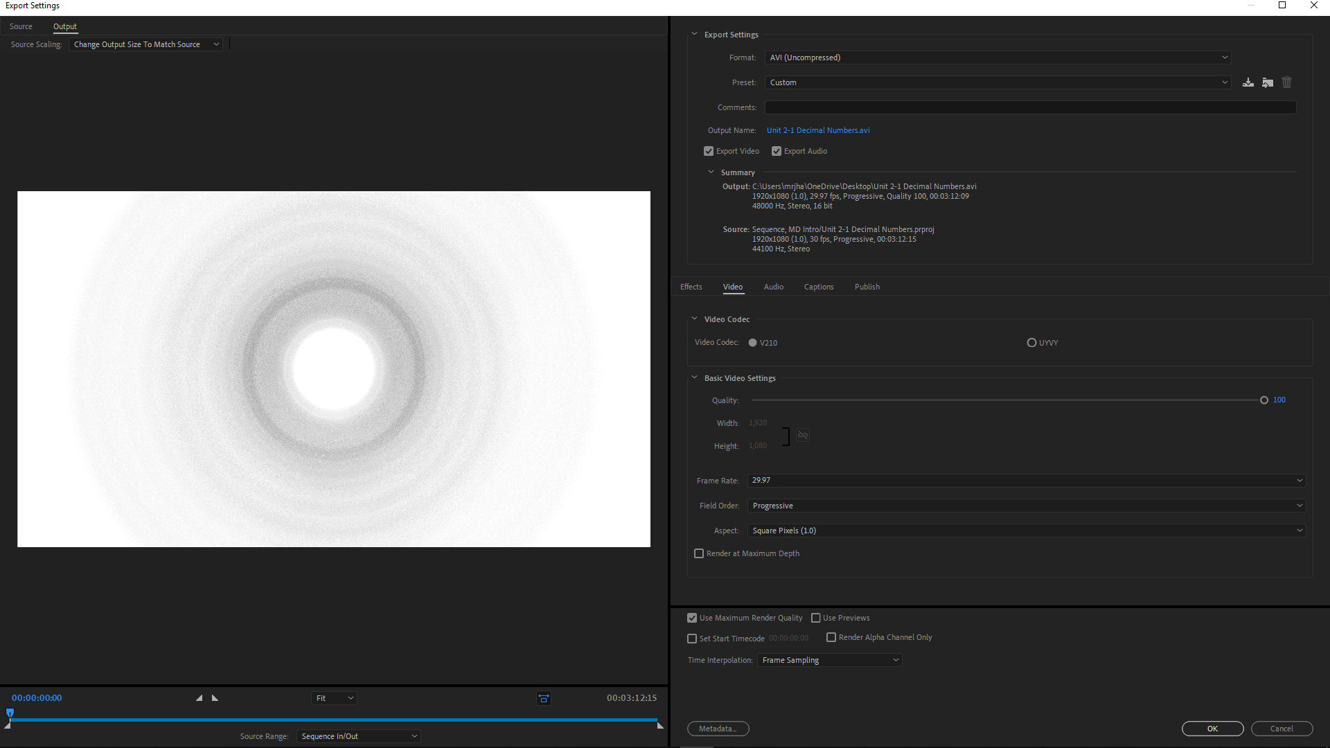 Solved Encoder output video is blank, but with sound. Adobe