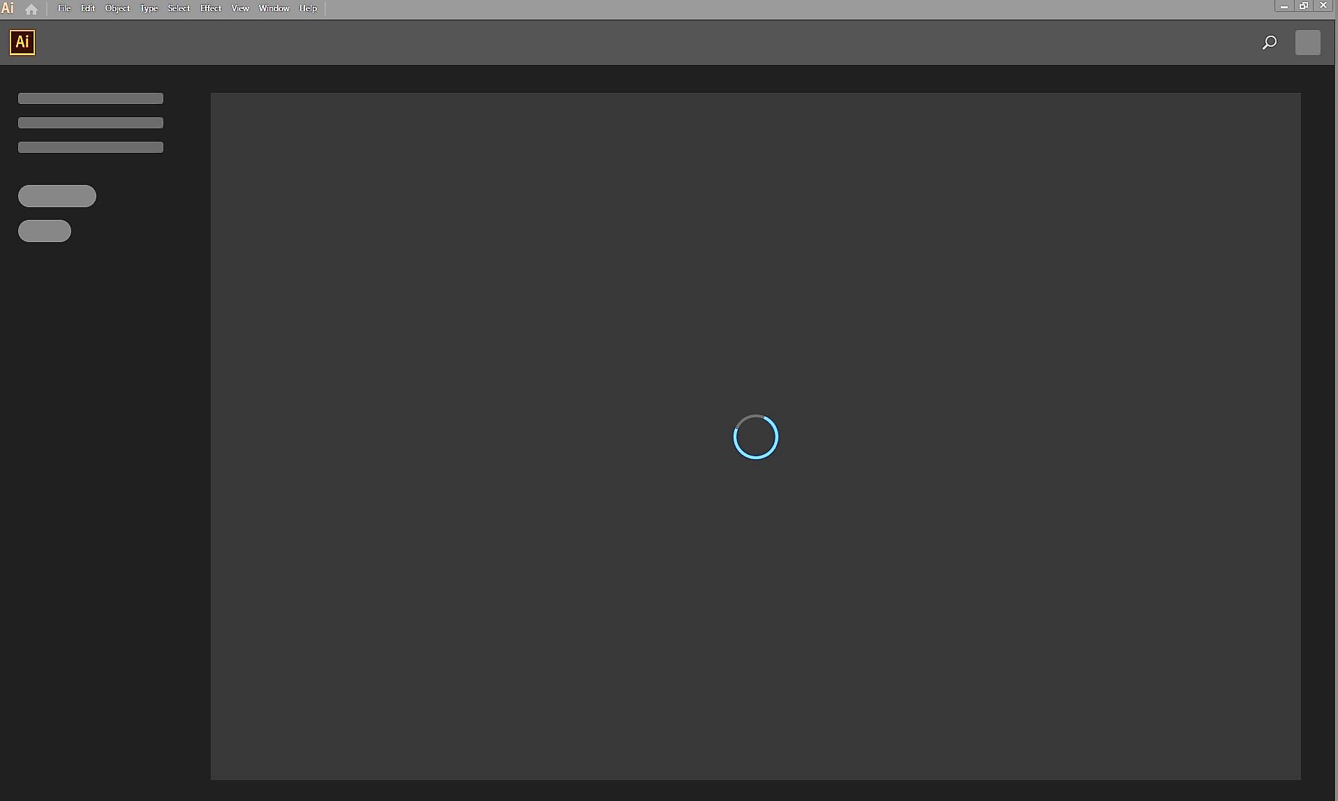 Solved Blue Spinning Wheel in Adobe Illustrator CC 23.0.1 Adobe
