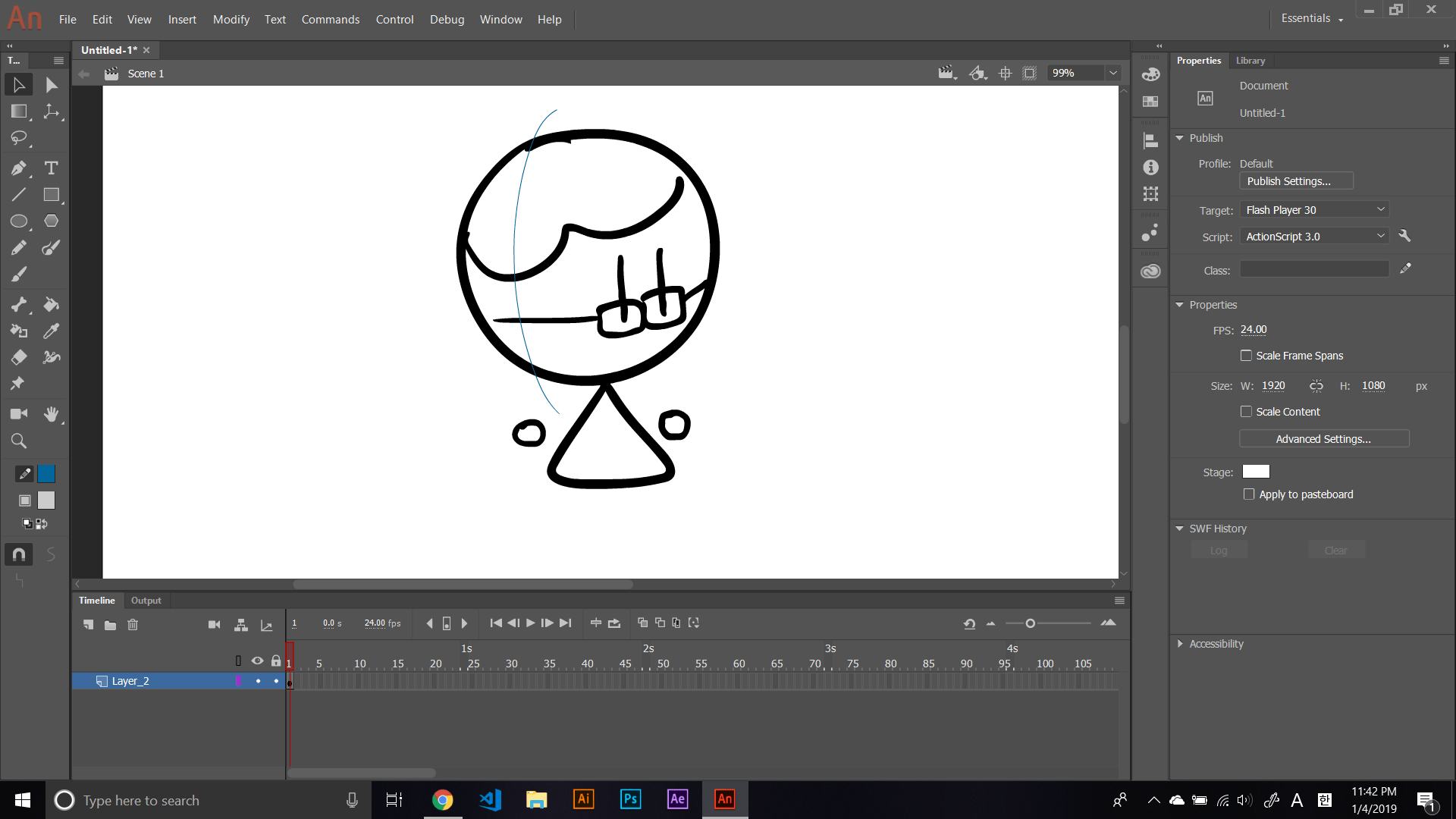 Solved What is pencil tool of Adobe Flash in Animate? Adobe