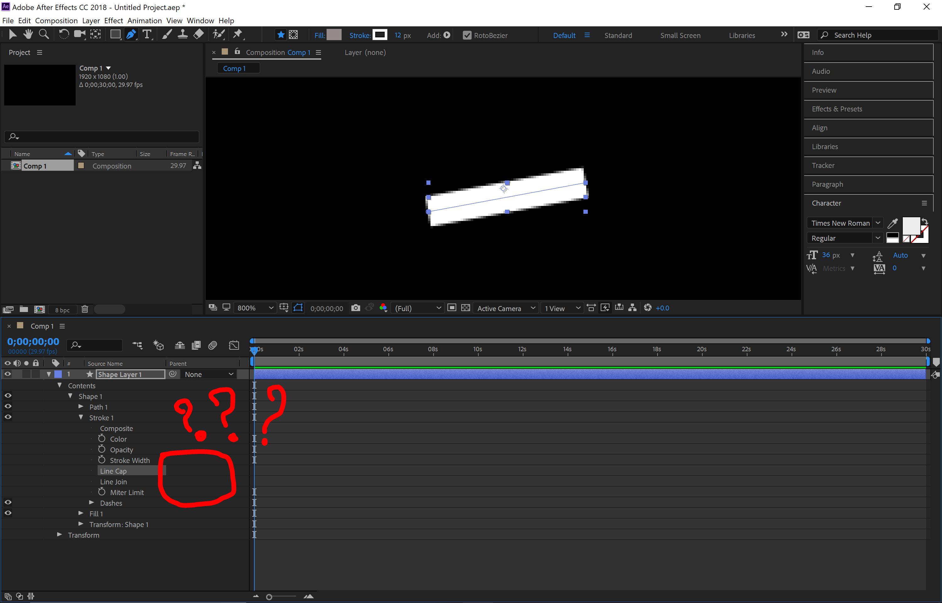 Solved Where are the "line cap" options? Adobe Community 10253222