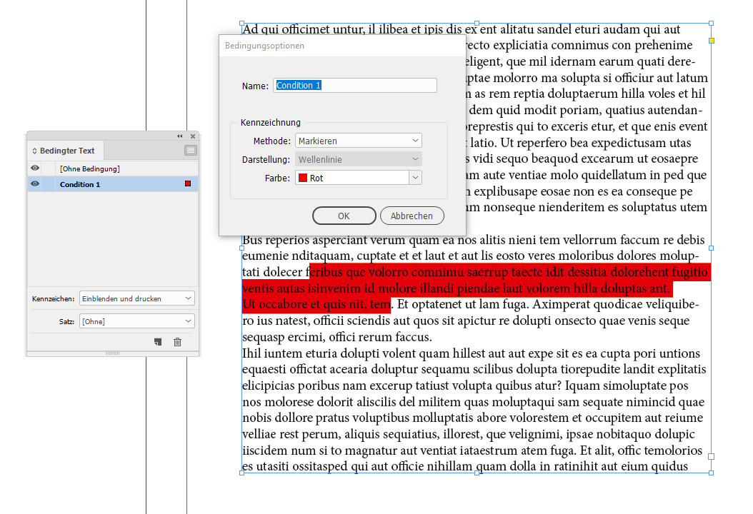 Solved Indesign highlighted text red/pink Adobe Community 10285536