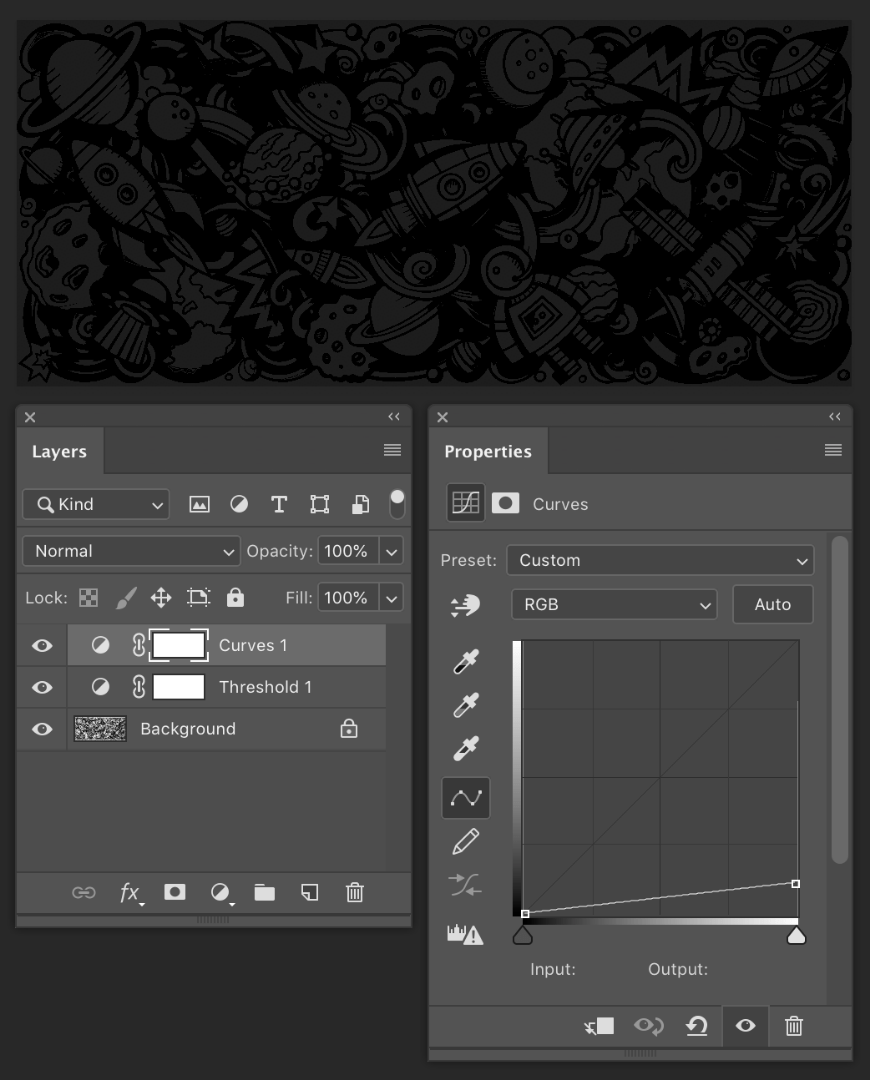 Black matte and glossy effect? Adobe Community 10514367