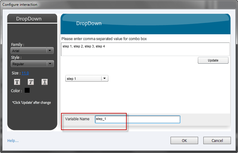 Drop down list Adobe Community 4571549