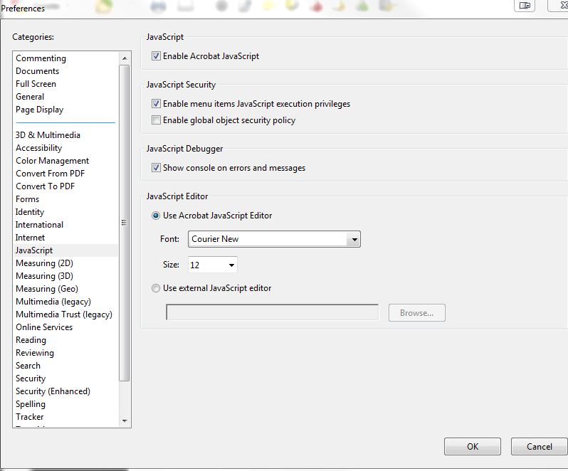 Solved Adobe Acrobat X Standard Document Level Javascript Adobe Community 8060325