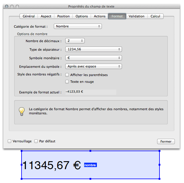Formatting French currency Adobe Community 8468281
