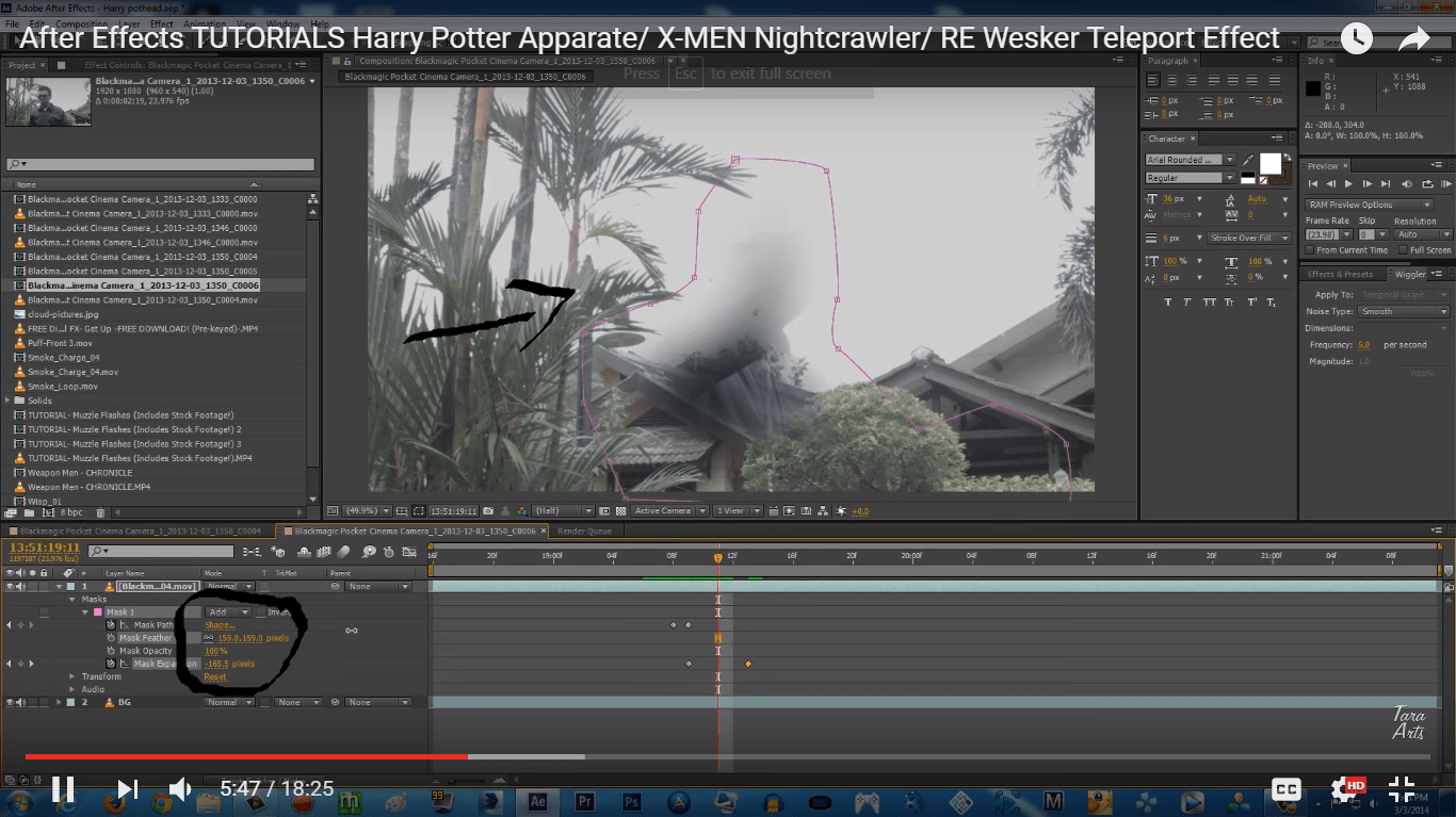 Solved Mask background turns black in After Effects Hel... Adobe