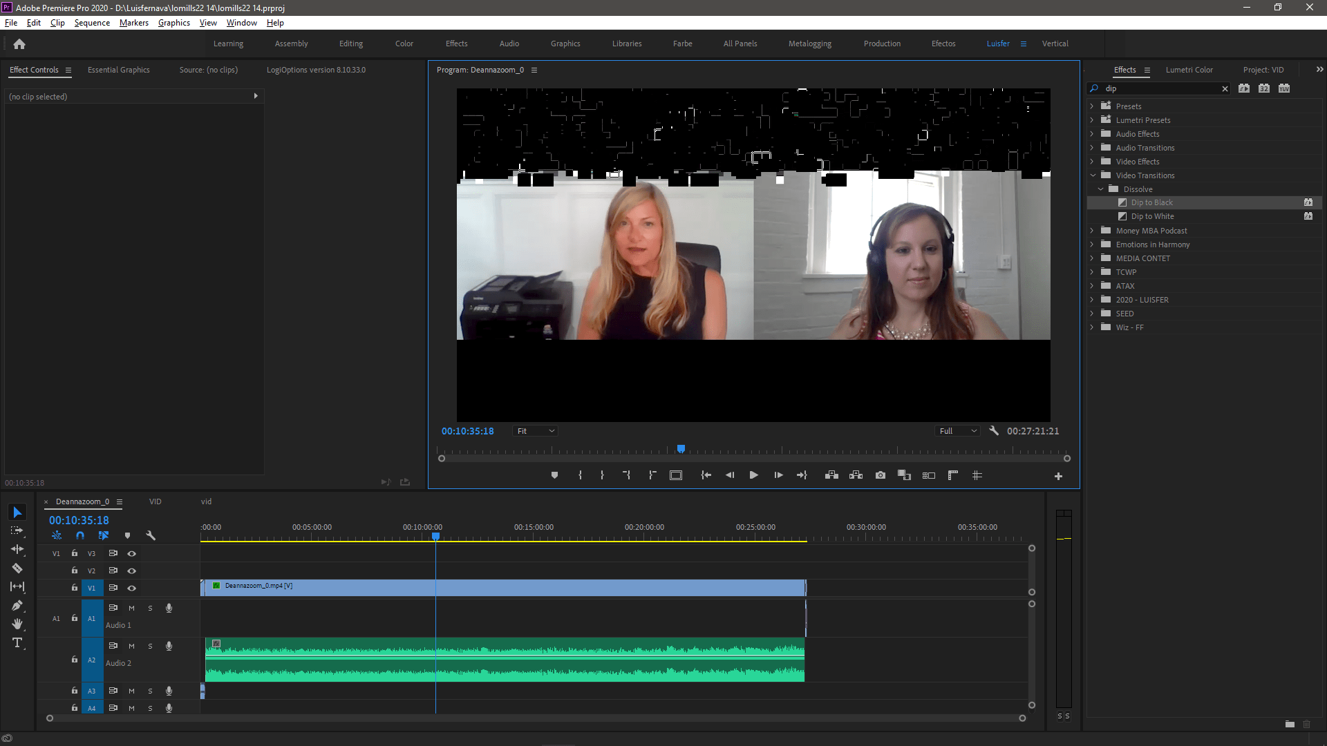Solved Distortion after apply lumetri color effects Adobe Support