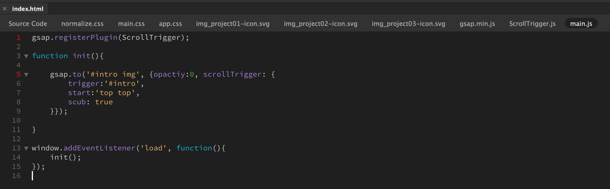 ERROR'gsap' is not defined. [noundef] Adobe Community 11380366