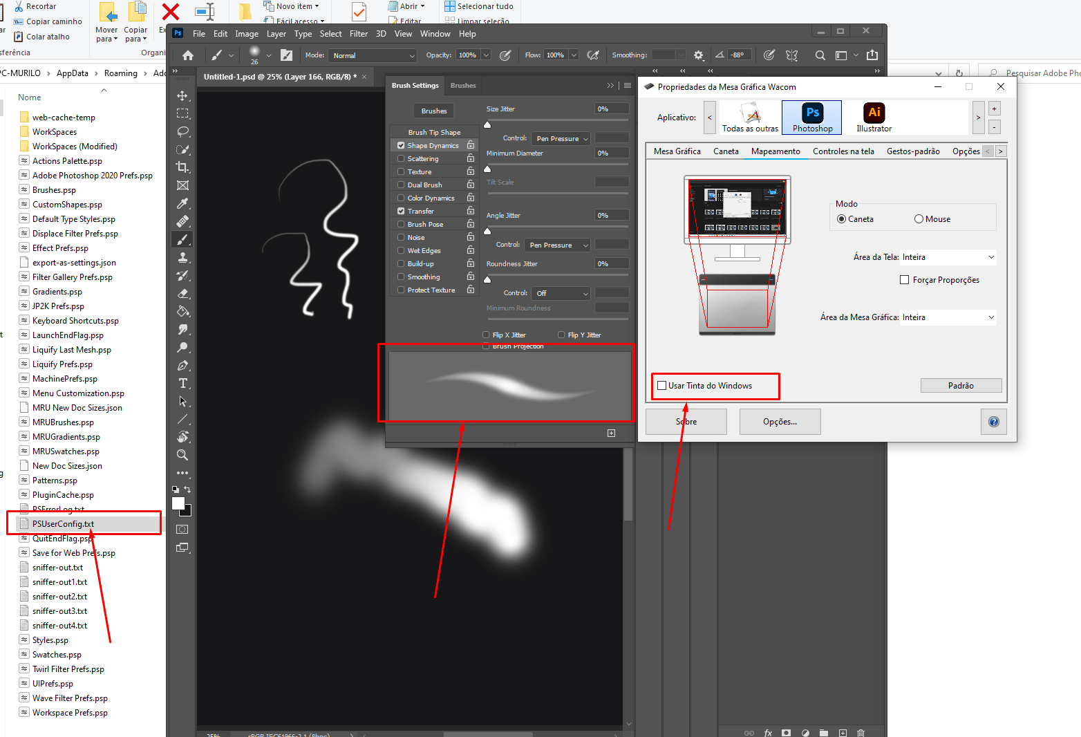 Pen pressure using Huion 1060Plus doesnt work in P... - Adobe Community