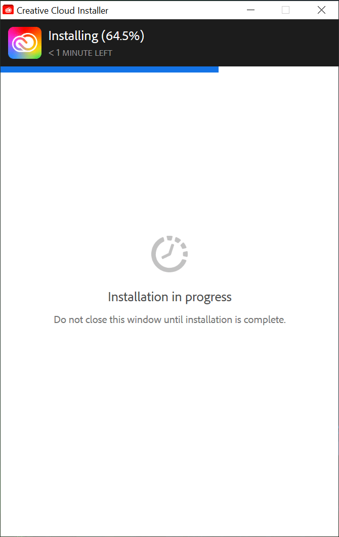 Solved Creative Cloud Stuck at Installation Adobe Community 11532519