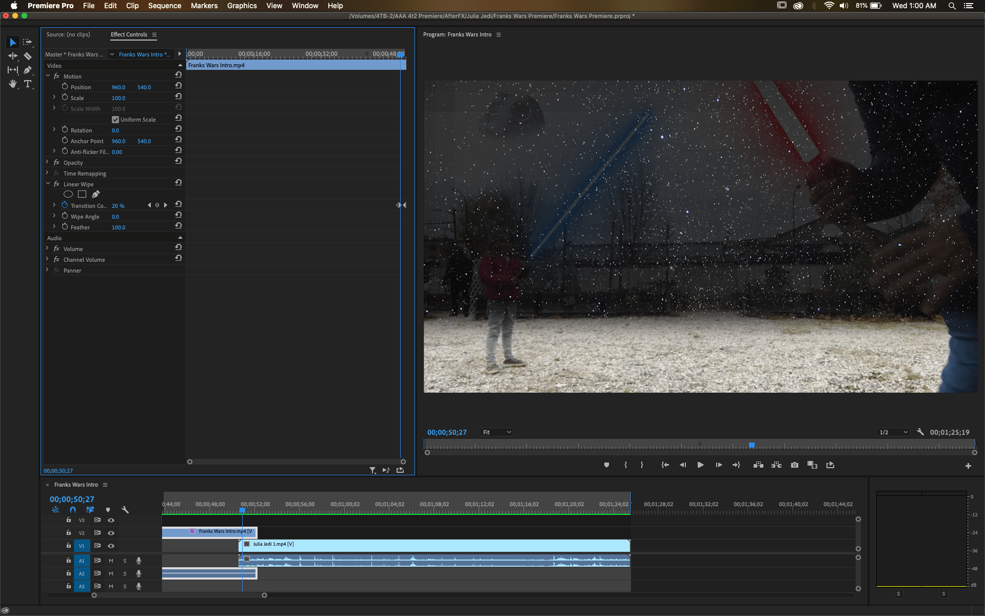 Linear wipe second clip bleeds through Adobe Community 11604874