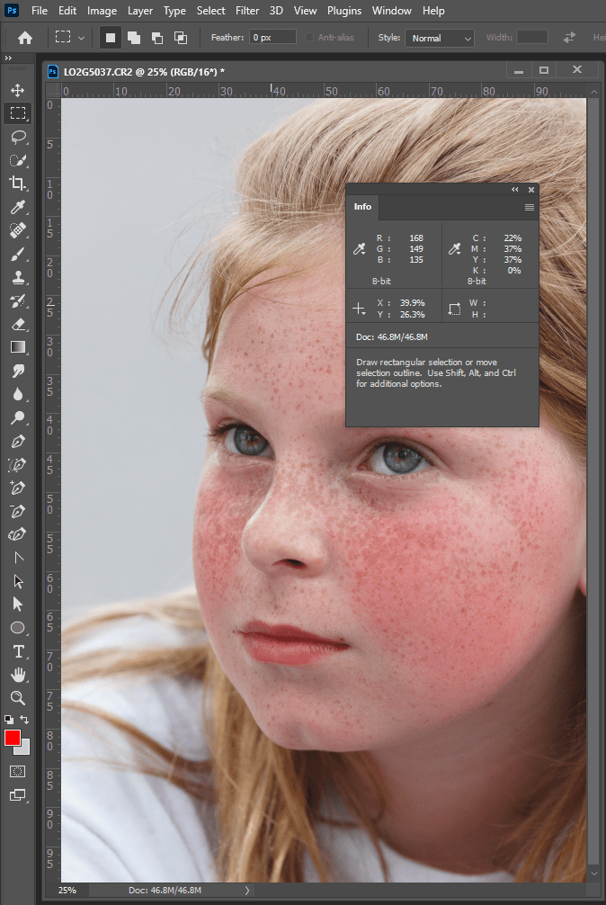 Eyedropper values at cursor Adobe Support Community 11618906
