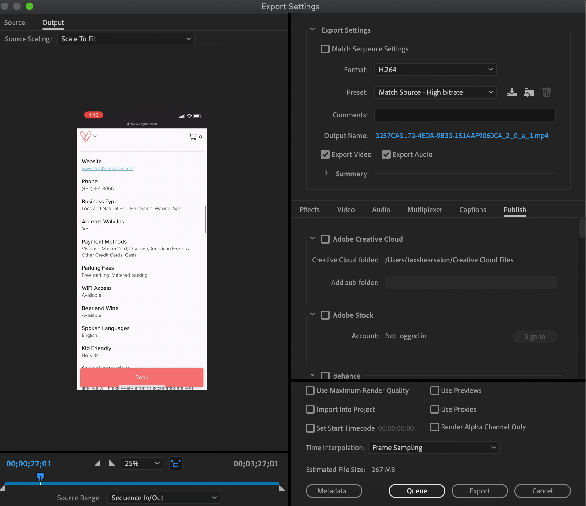 Exporting Premiere Pro Adobe Support Community 11622671