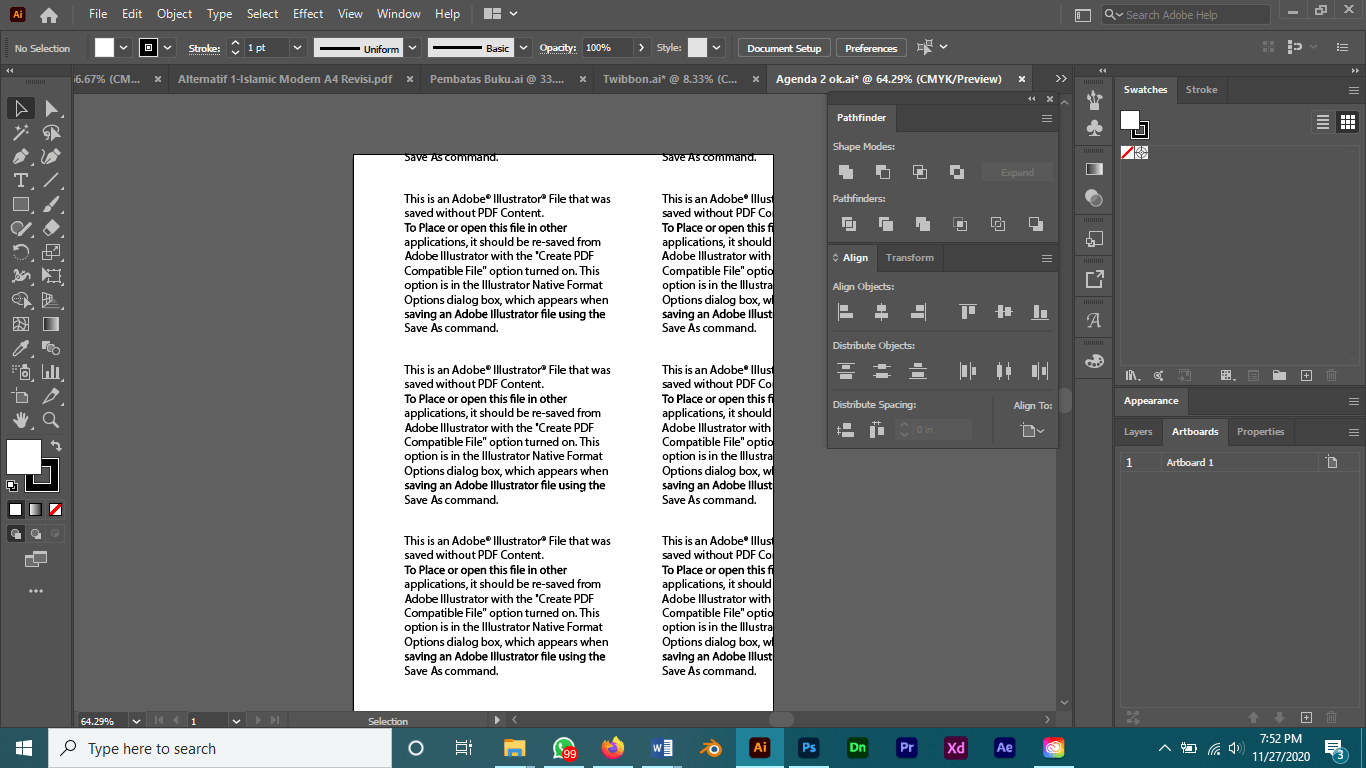 Illustrator could partially read this file. PLS HE... Adobe Support