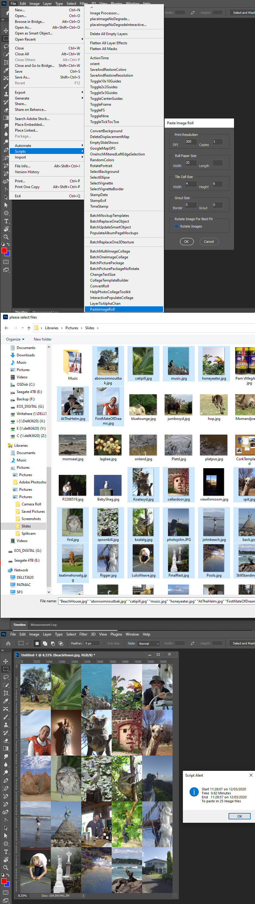 How to create a "simple" collage with 25 photos Adobe Support