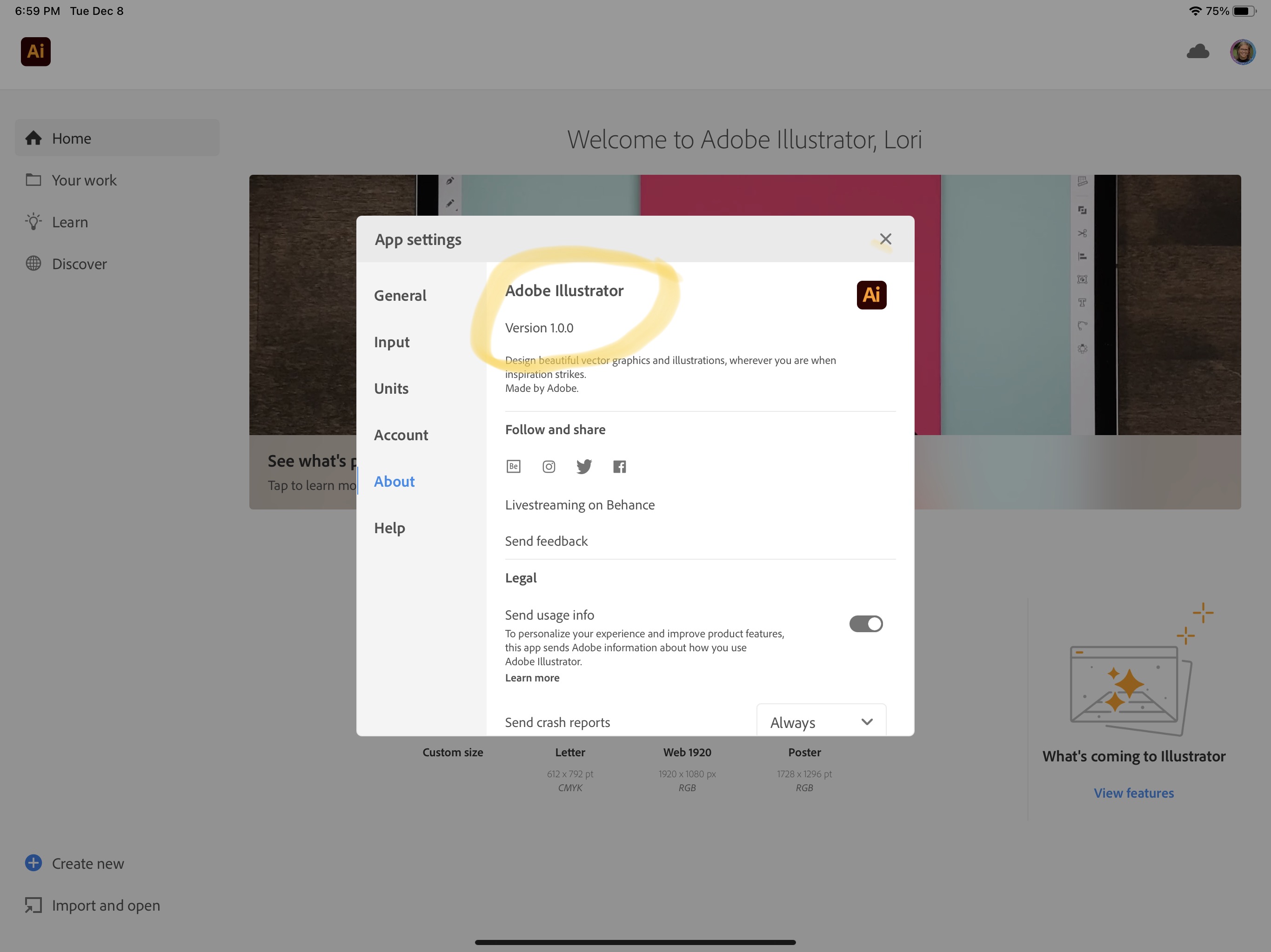 Solved Adobe illustrator keeps crashing on the iPad Adobe Support