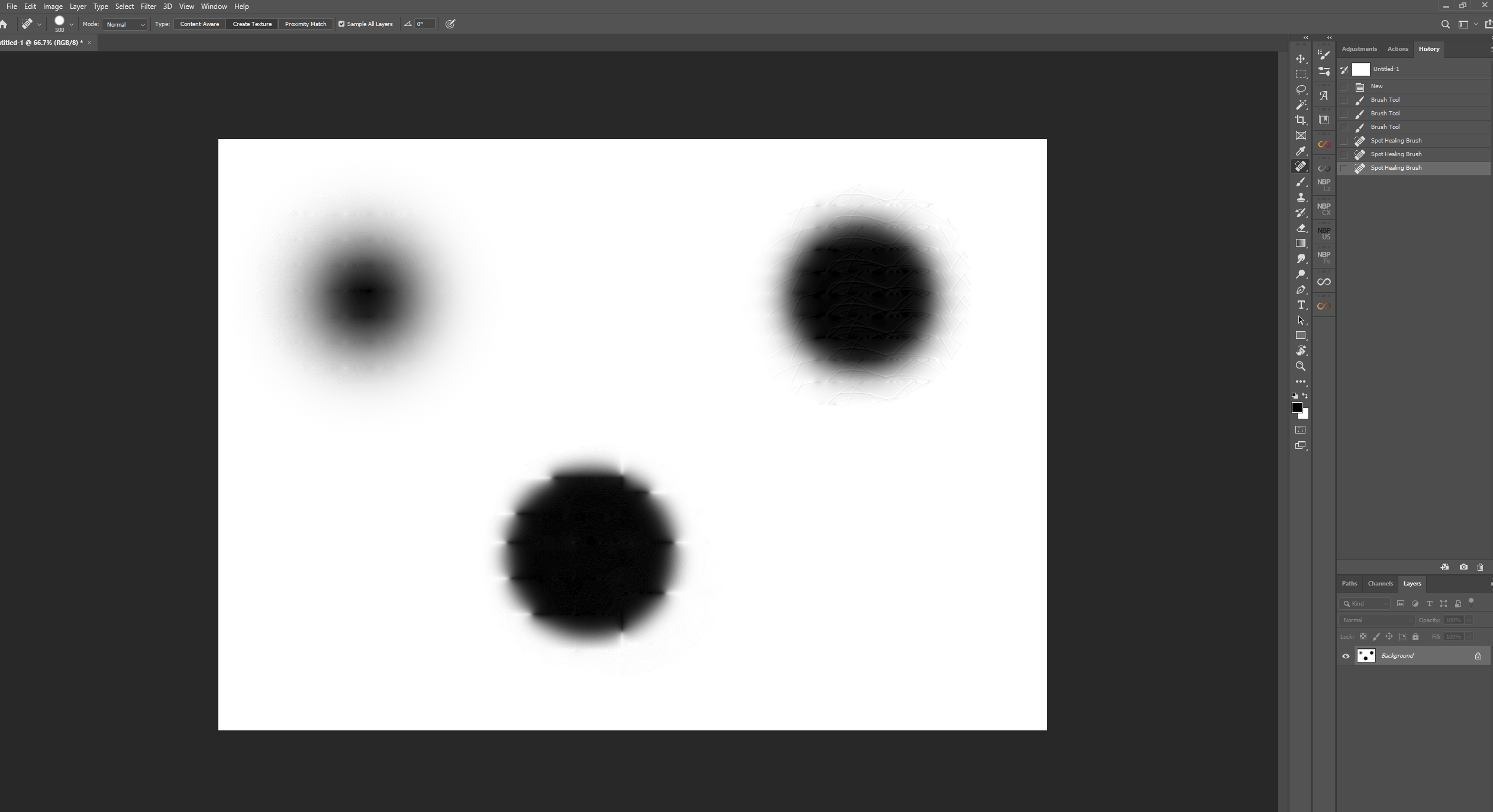 Spot Healing Brush tool has stopped working in Pho... Adobe Community