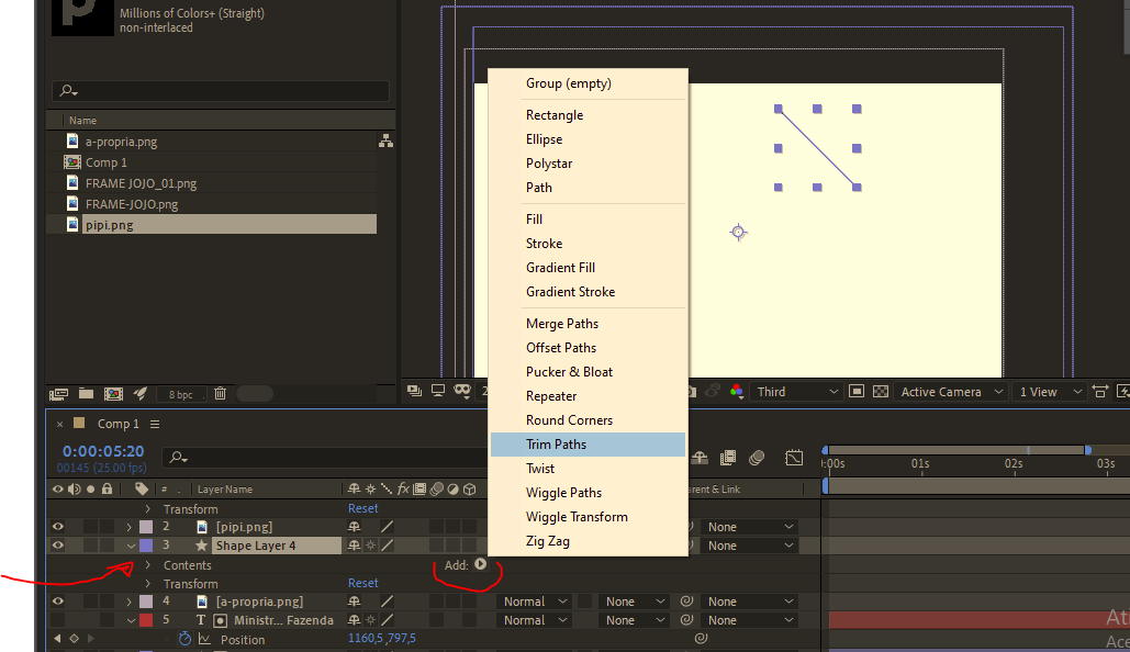 Solved Where is "Trim Path" in After Effects? Adobe Support