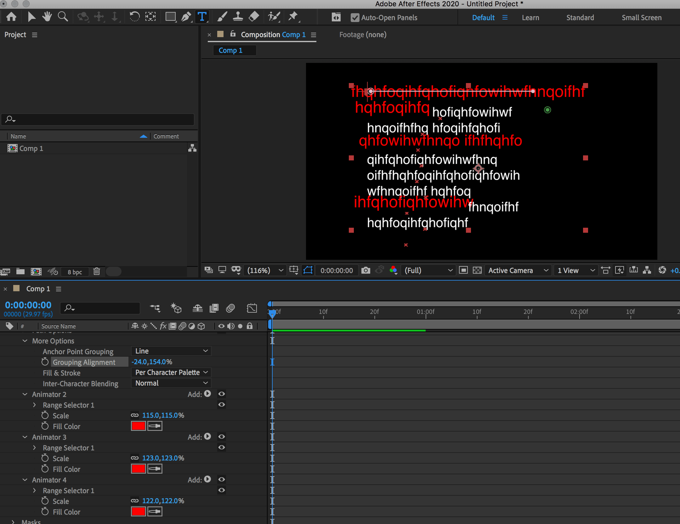 Re Text Color and Scale Change After Effects Anim&hellip; Adobe Support