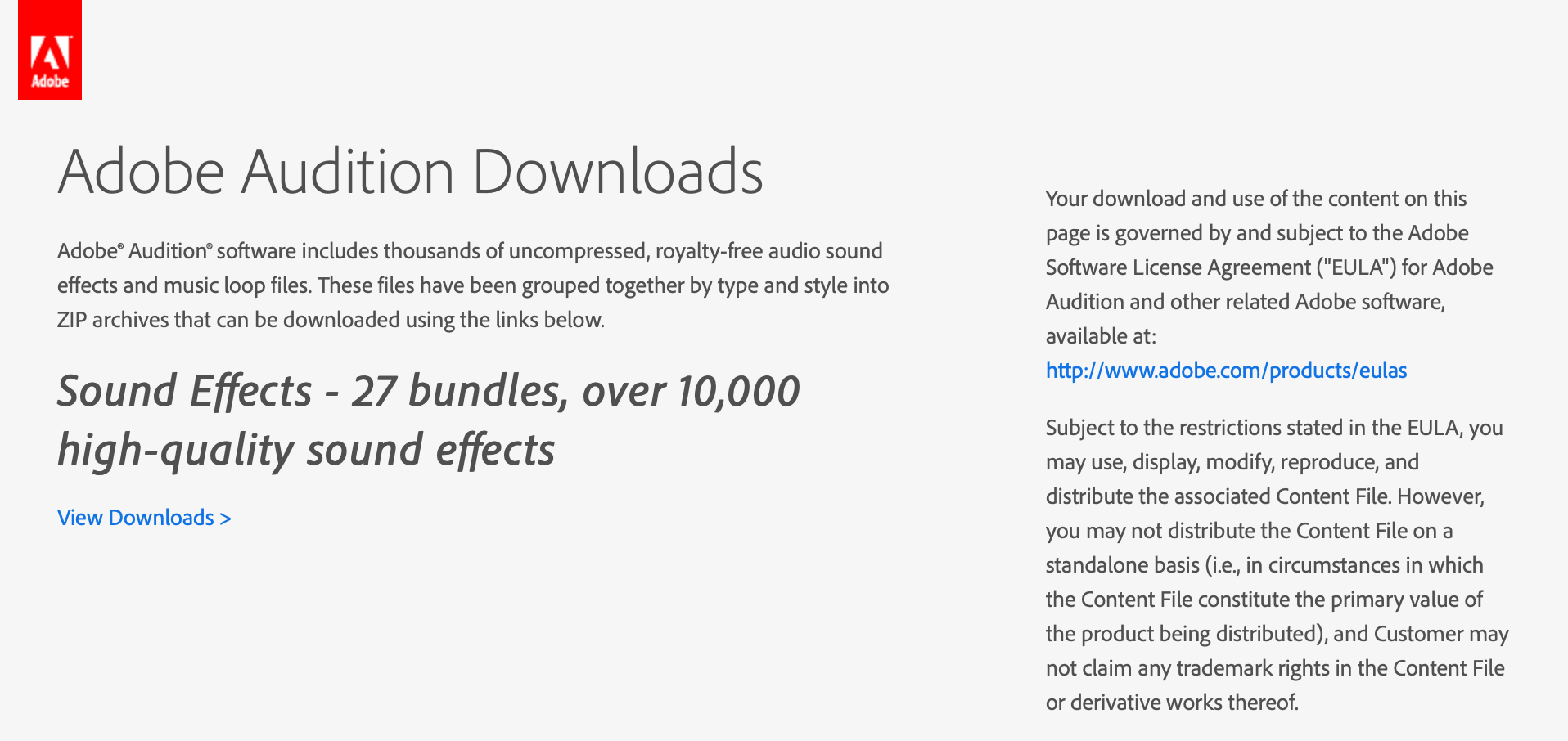 FAQ Where can I get free sound effects from Adobe... Adobe Community 12003829