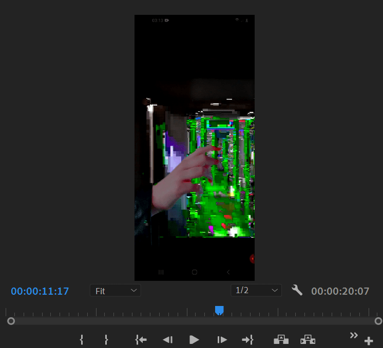 Glitching on Playback and Export In Premiere (sour... Adobe Community