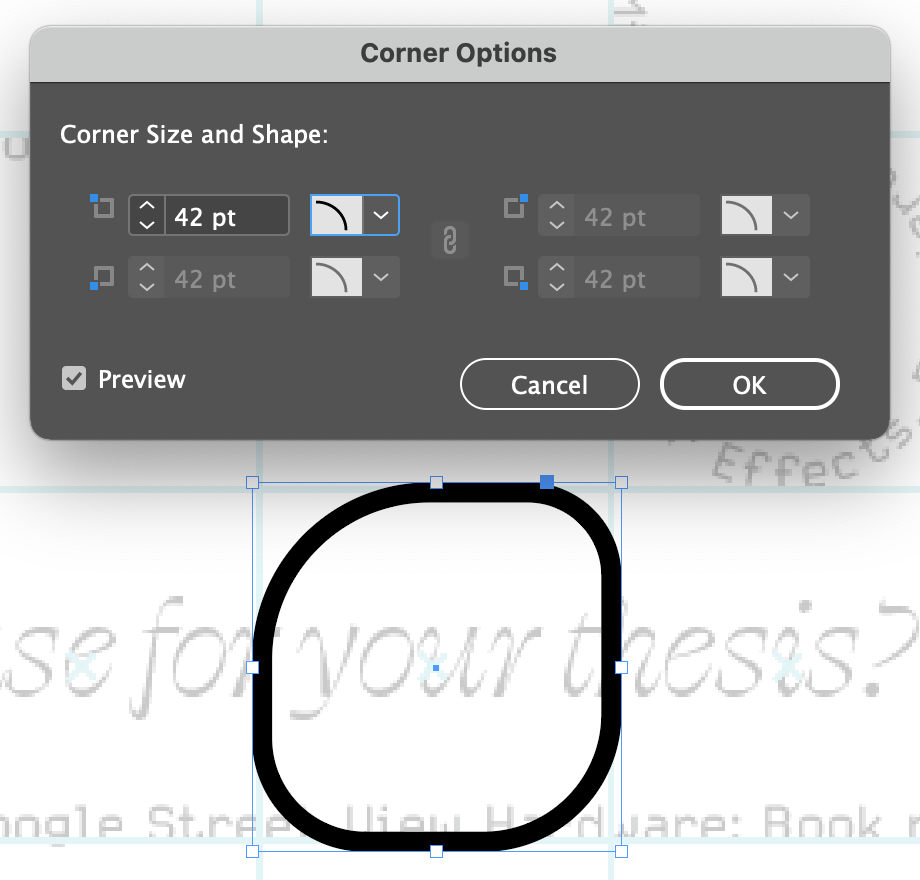 Solved Indesign Limiting Rounded Corner Options Adobe Support
