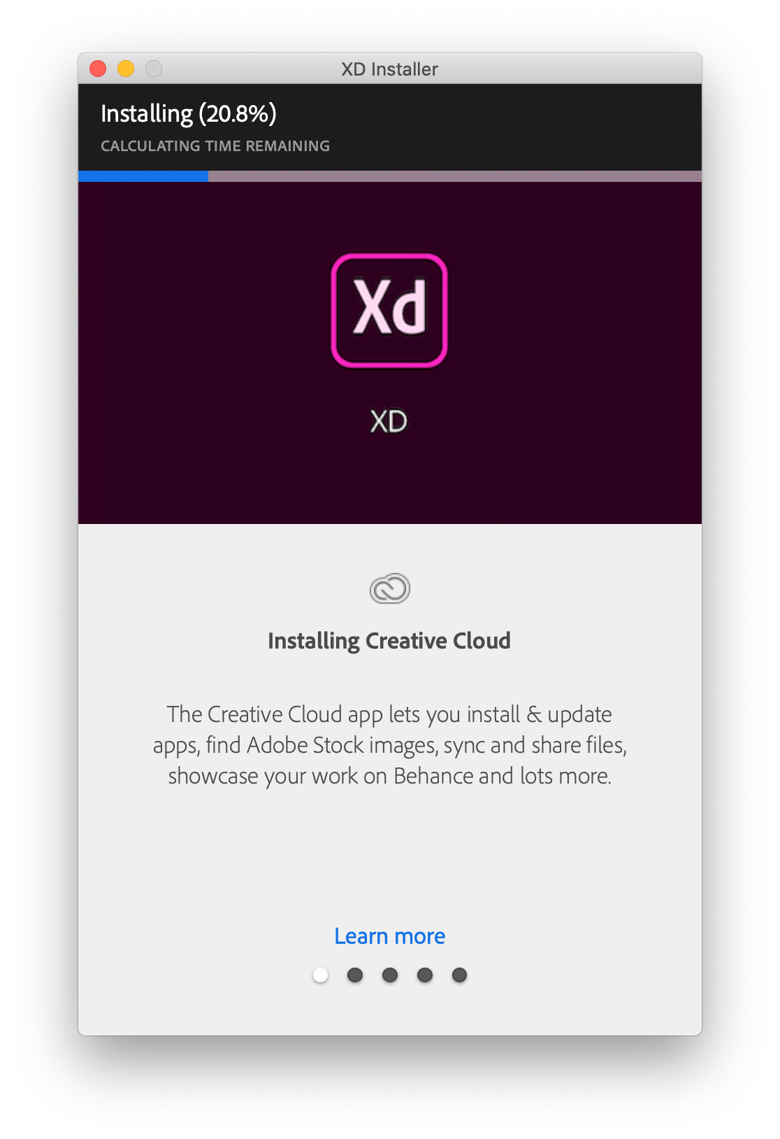 Install stuck at 20.8 Mac OS 10.15.1 (standalone) Adobe Community