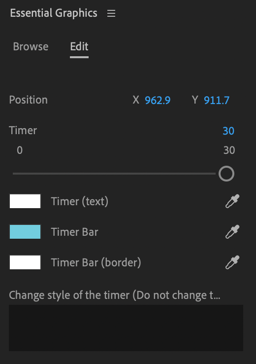 Can't change text style of motion graphics Adobe Support Community