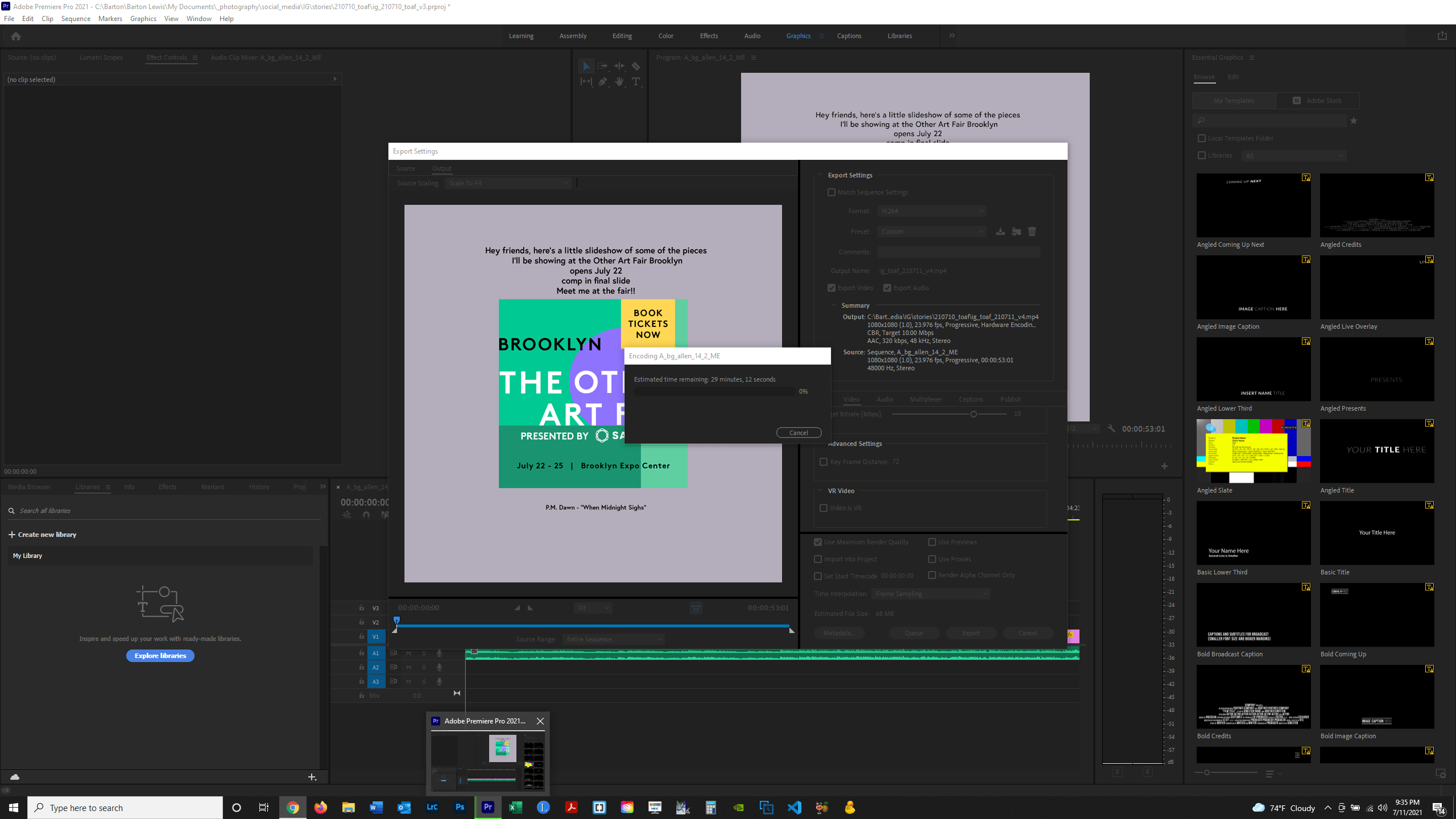 video won't export Adobe Support Community 12170765