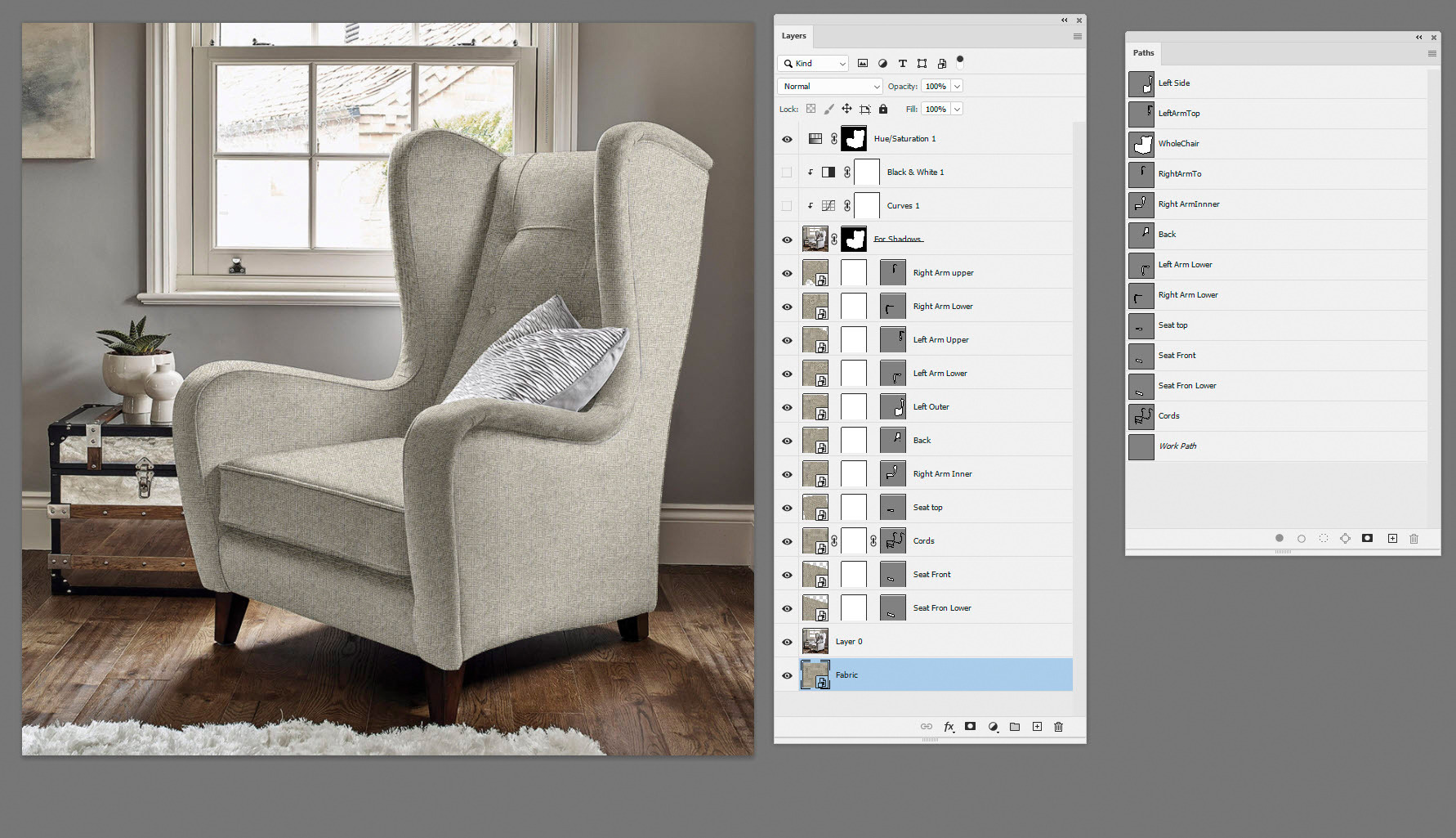 Changing Fabric on sofa Adobe Community 12171676
