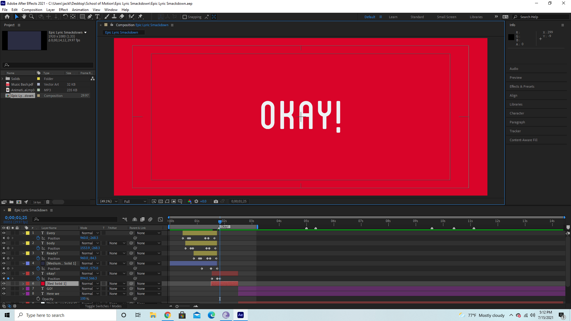 How do you reset the layout of AE to the original Adobe Community
