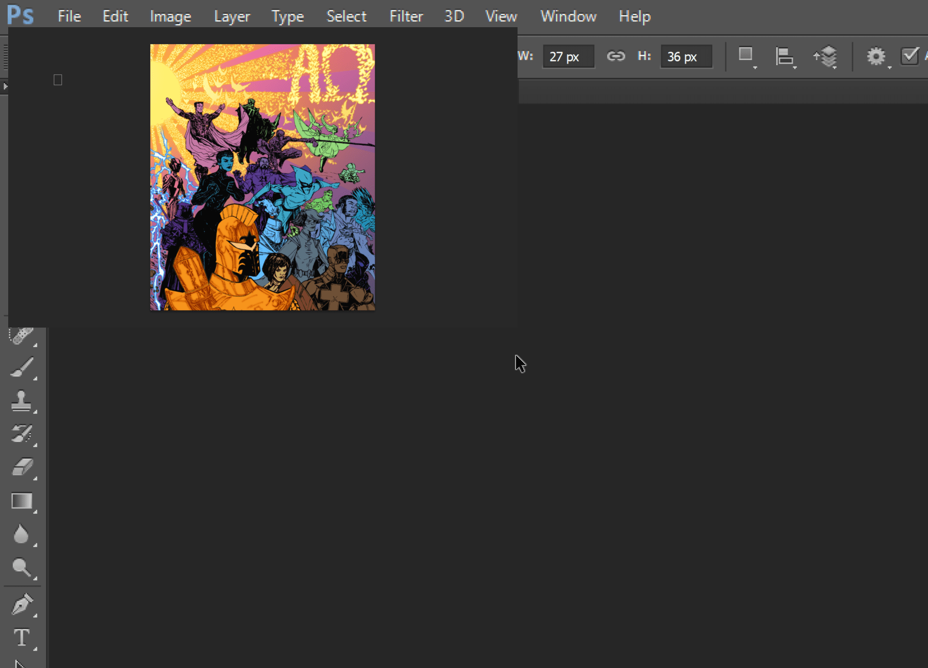 Fixing a “Tiny Canvas” glitch in CS6 on Adobe Community