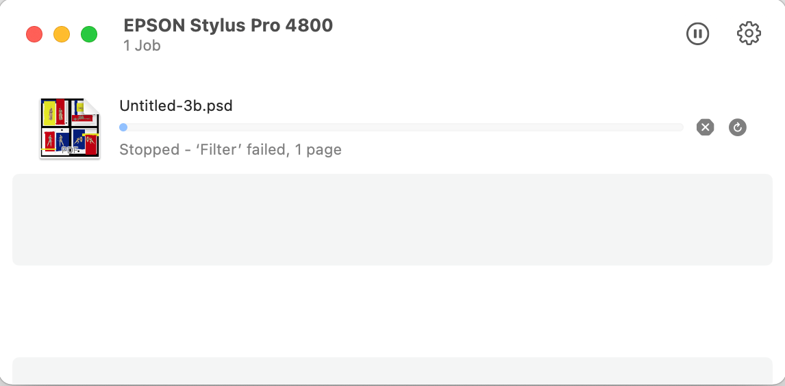 Solved 22.4 Printing error 'Filter' failed Adobe Support