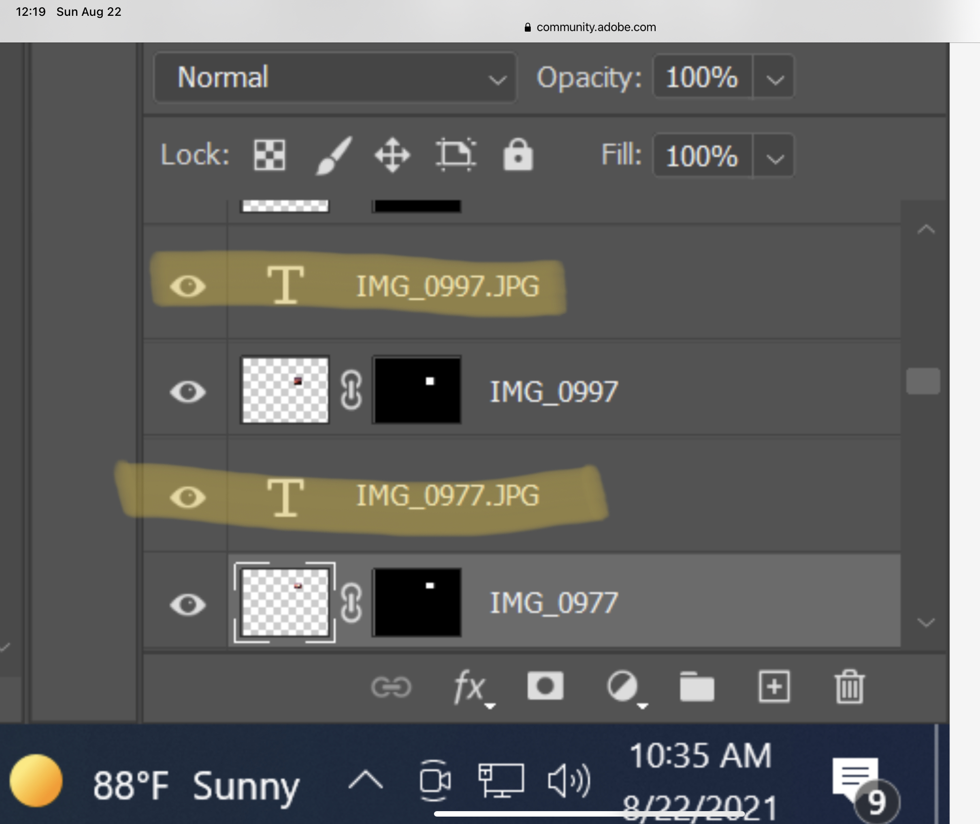 Solved Photo displaying jpeg file name above photo Adobe Community