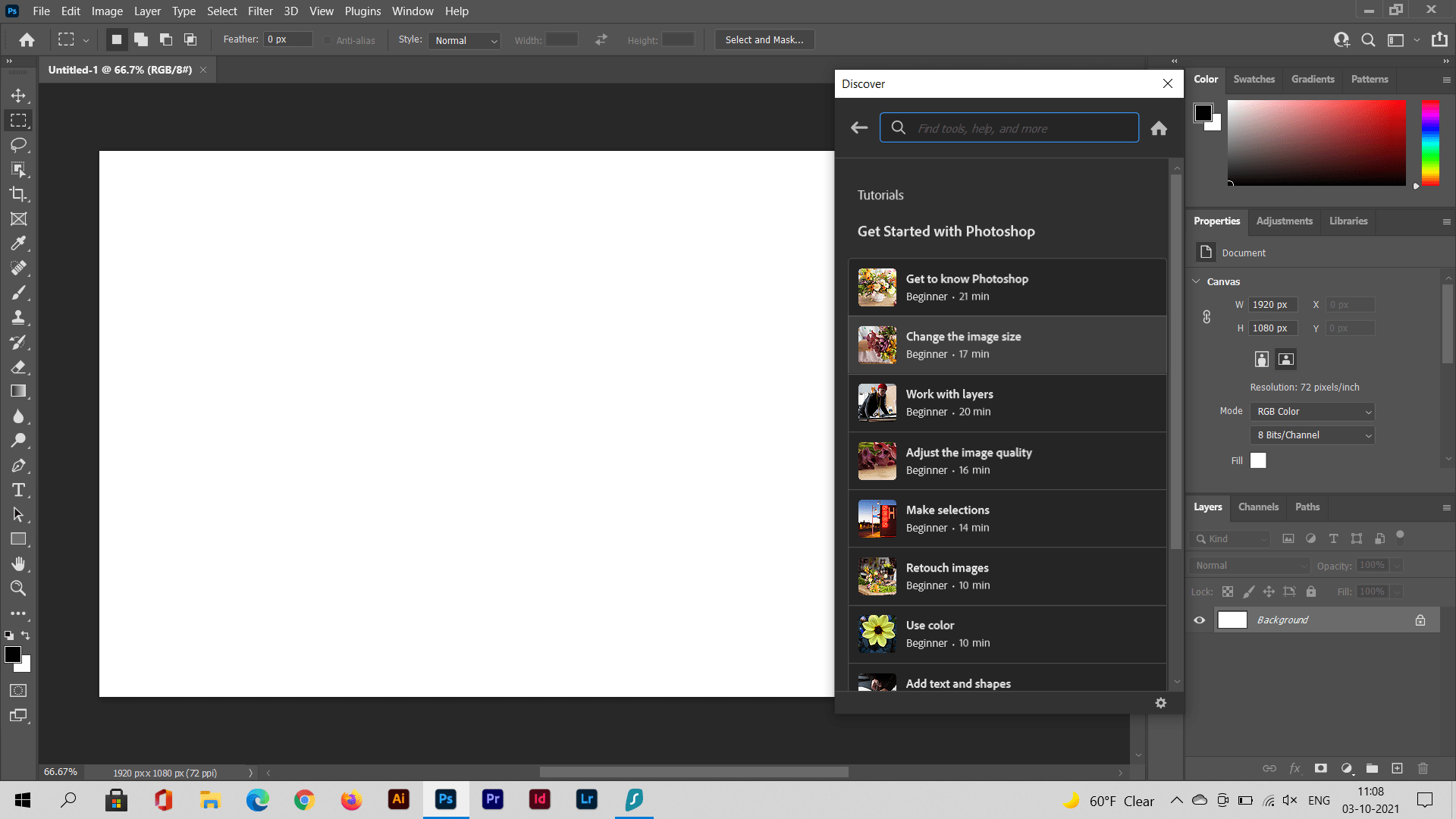 Learn feature is not working In Illustrator. Adobe Community 12424471