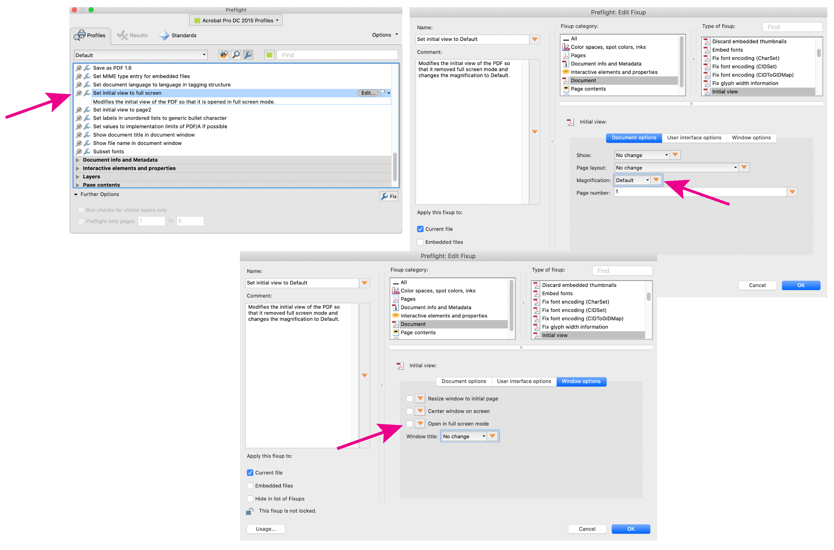 How to open PDF in current window size instead of  - Adobe 
