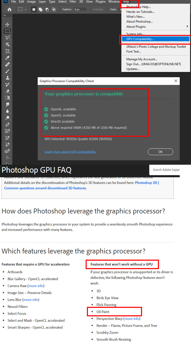 Oil paint Filter not working 2022 Adobe Community 12512296