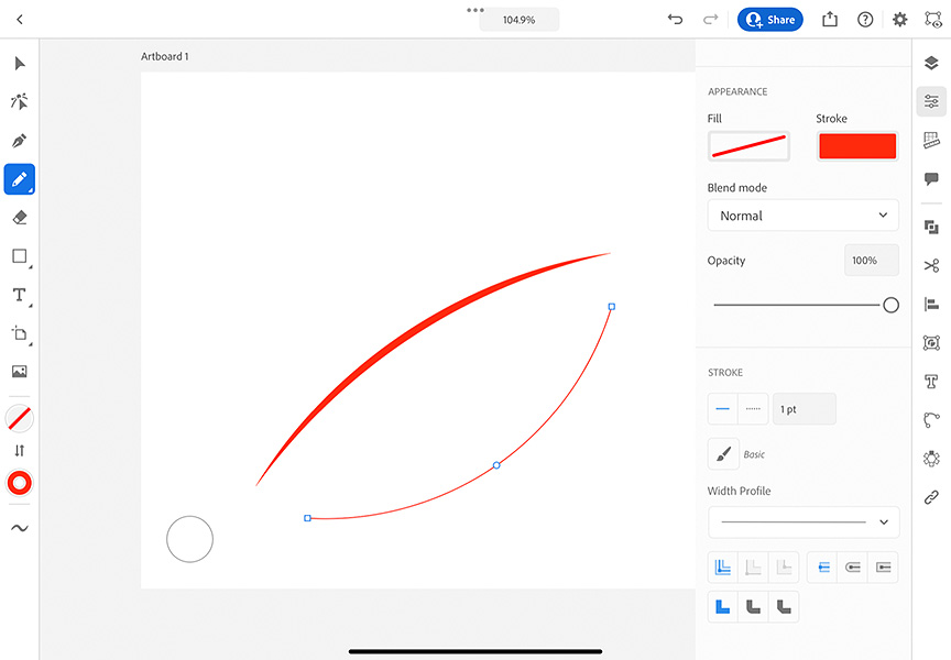 Illustrator for iPad, Appearance Parameters Revert Adobe Community