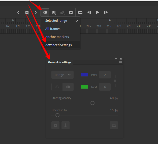 Onion Skin not Working in animate. Adobe Community 12644943
