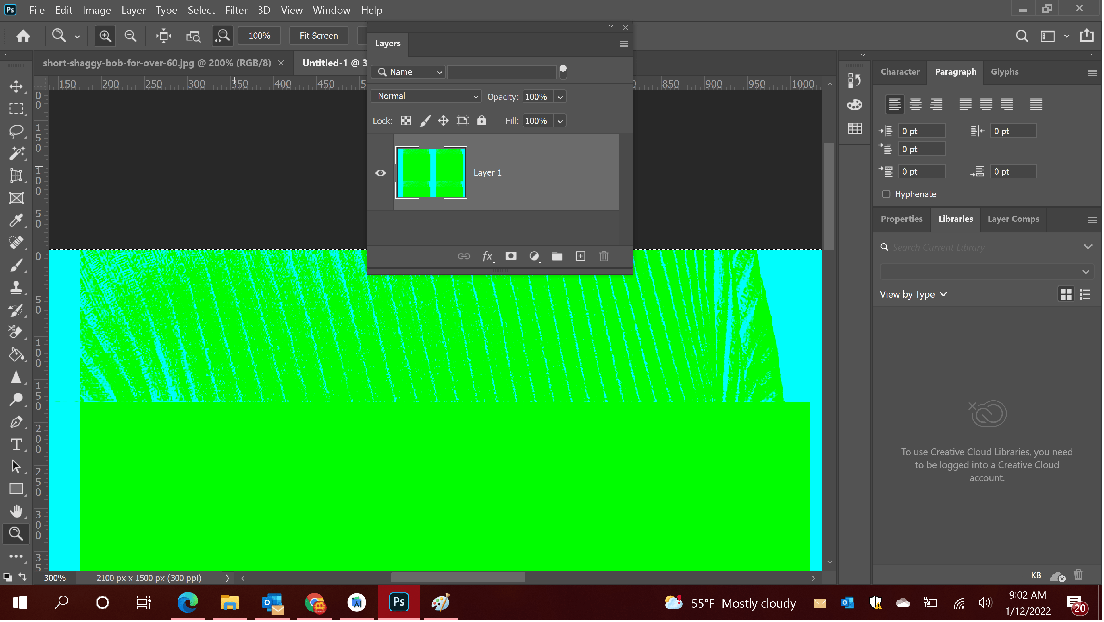 paint bucket tool causing random pattern to appear... Adobe Community