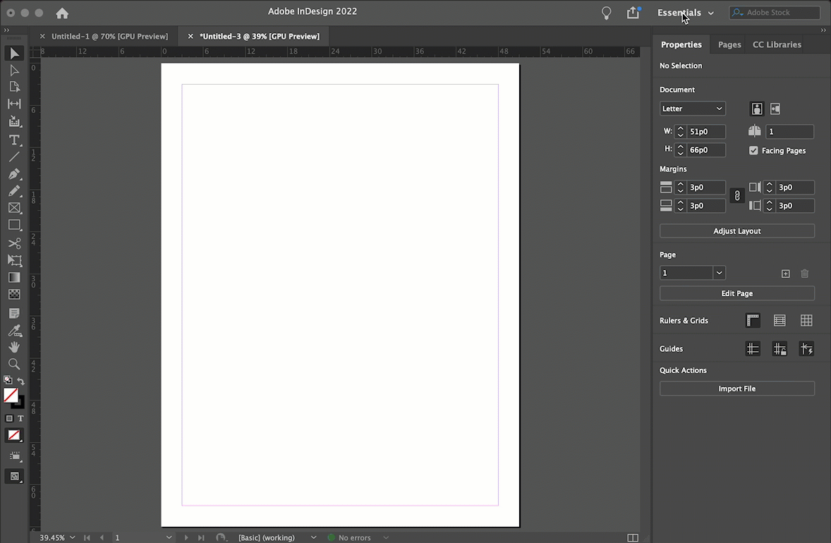 Solved Re Indesign CC 2020 new properties side panel Adobe Support
