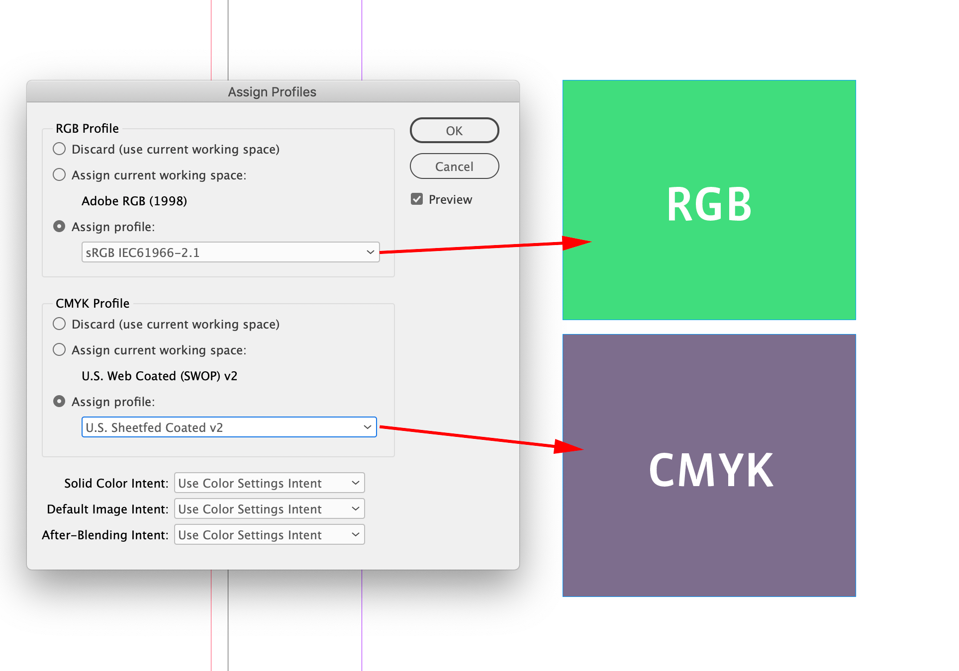 How to know is InDesign using RGB or CMYK? Adobe Community 12721317