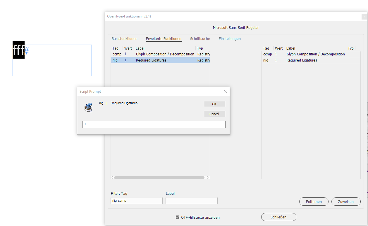 Solved Is it possible to disable required ligatures and G... Adobe