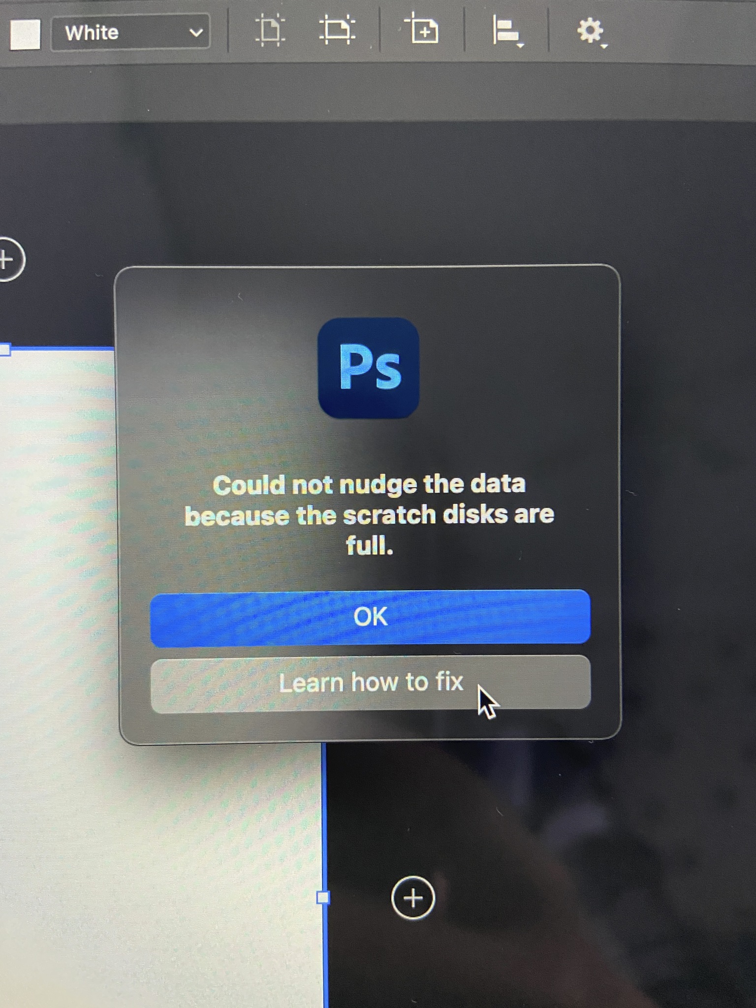 scratch disks full on new computer? Adobe Support Community