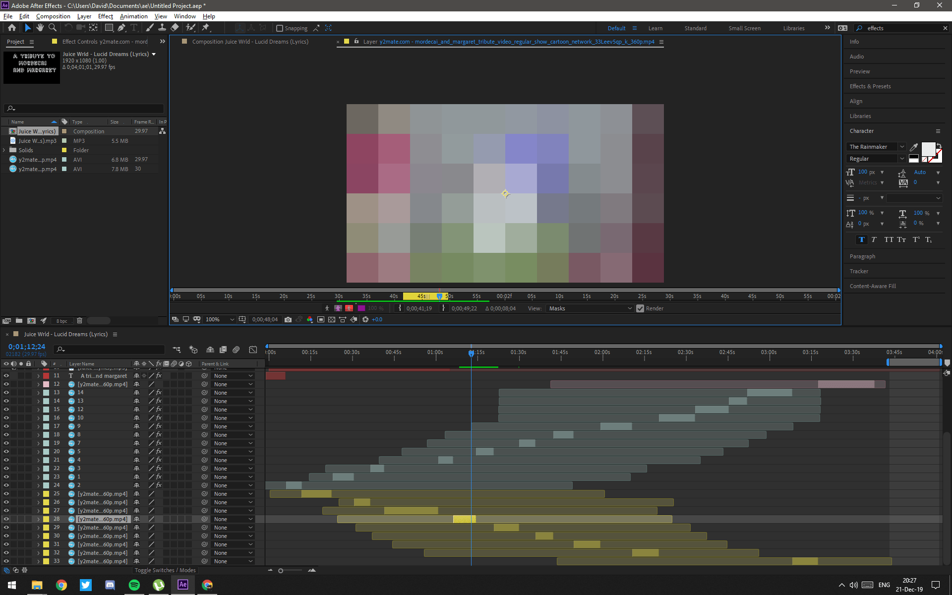 So my video looks like this. pixelated af and i do... Adobe Community
