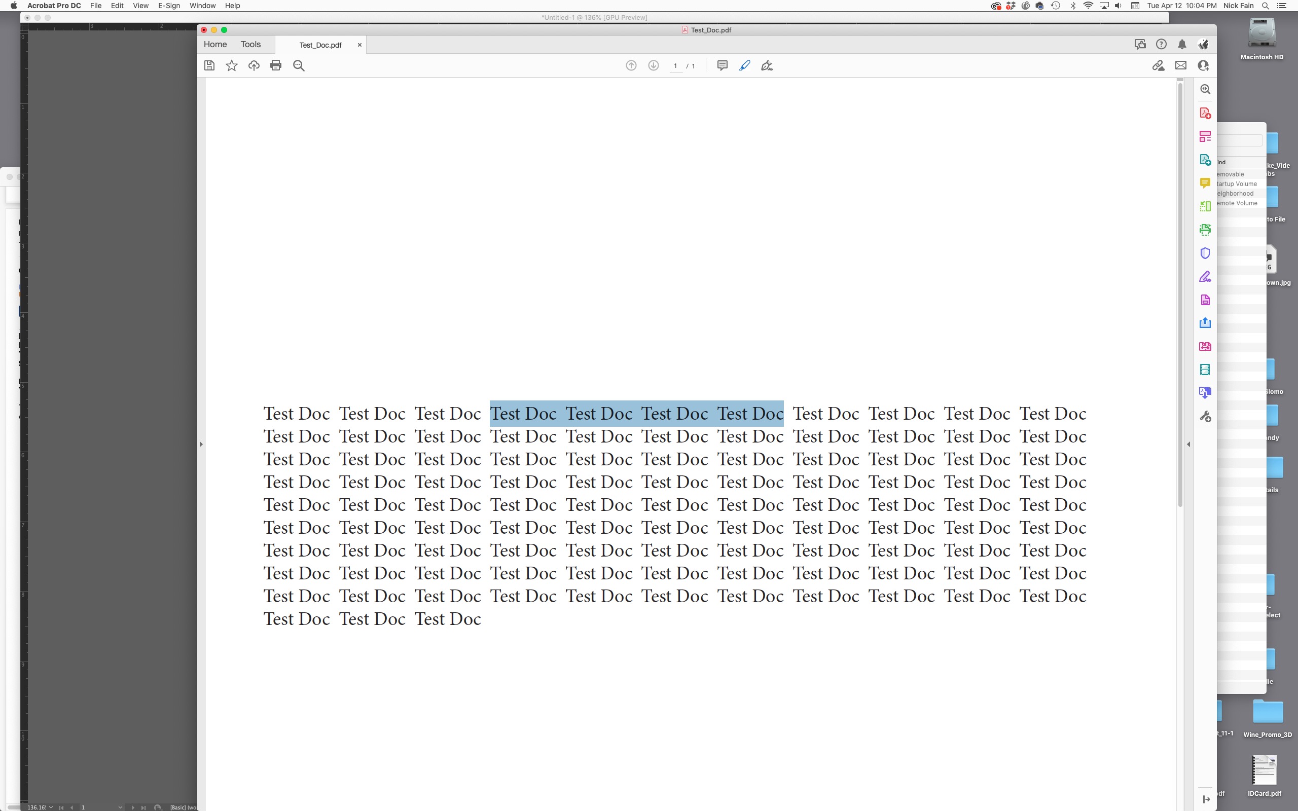Can't highlight text in PDF File in Acrobat Pro Adobe Community
