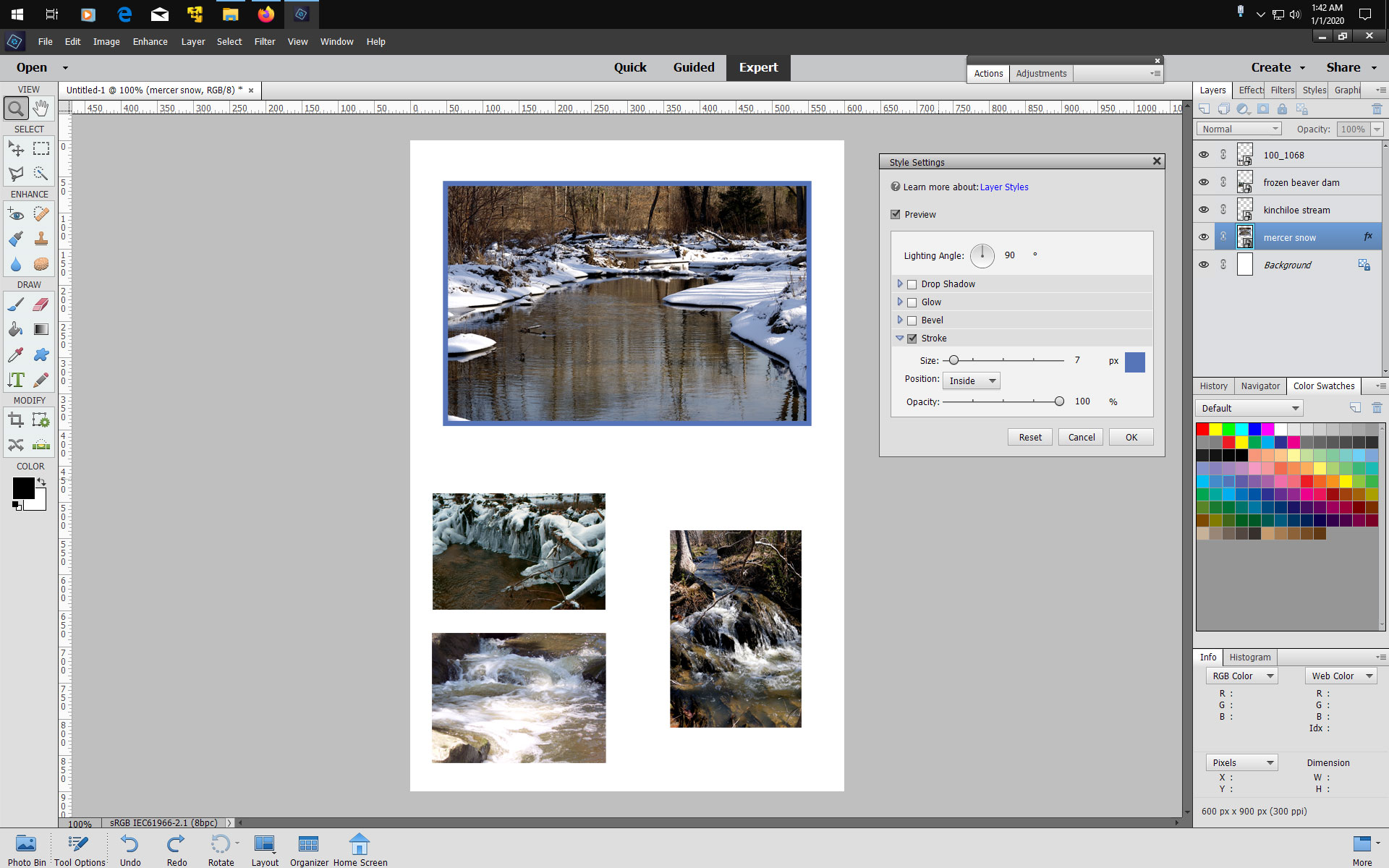 Solved How to put a colored border around a single image Adobe