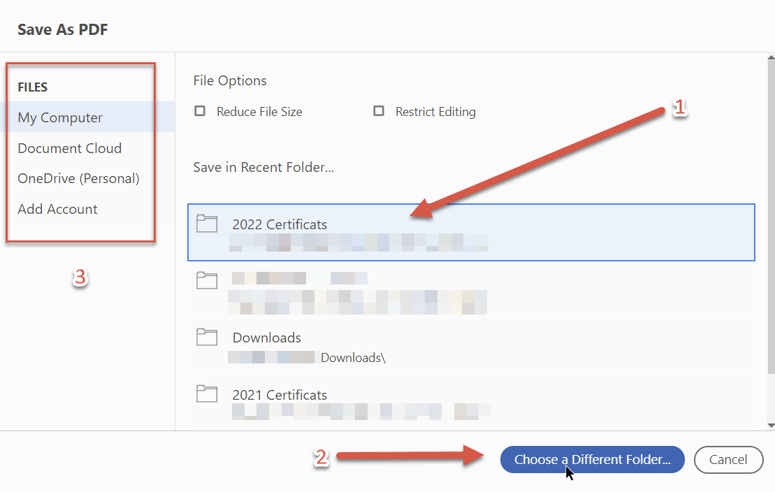Solved How to Stop Acrobat Pro DC from saving to Cloud? Adobe